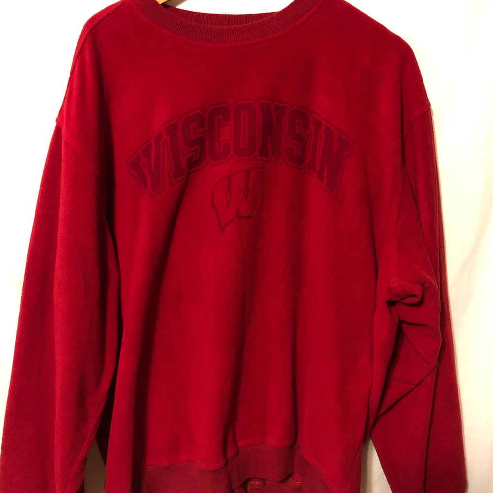 Gear For Sports Red Wisconsin Sweatshirt